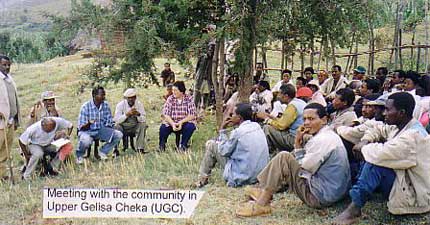 Well development in Upper Gelisa Cheka
